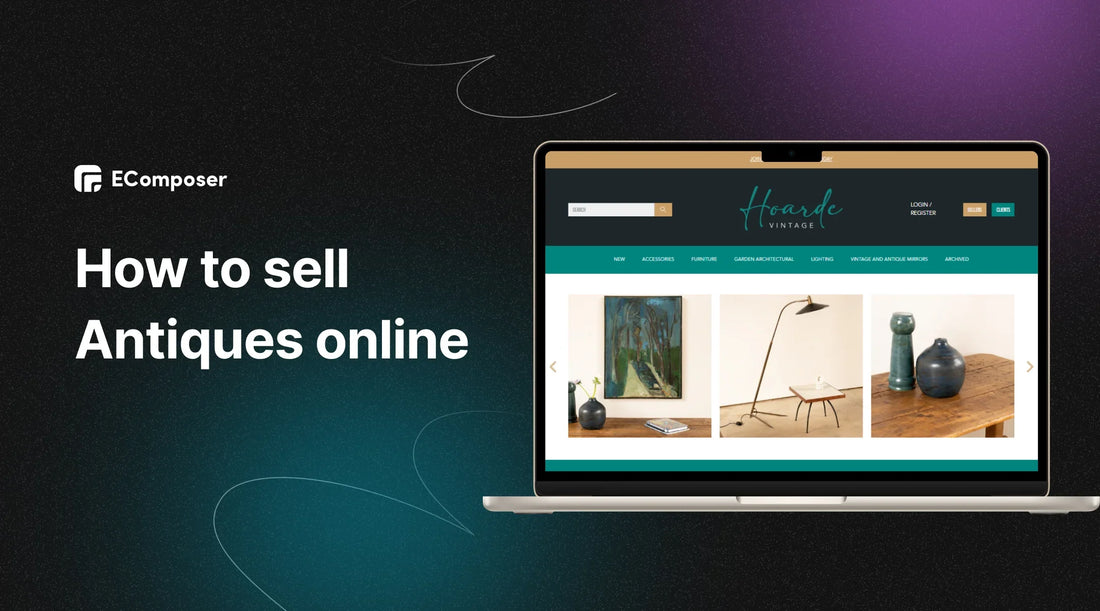 how to sell antiques online
