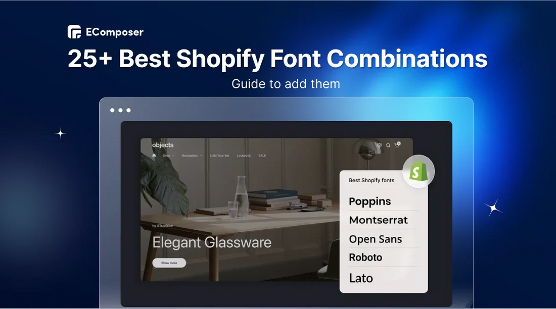 25+ best Shopify font combinations