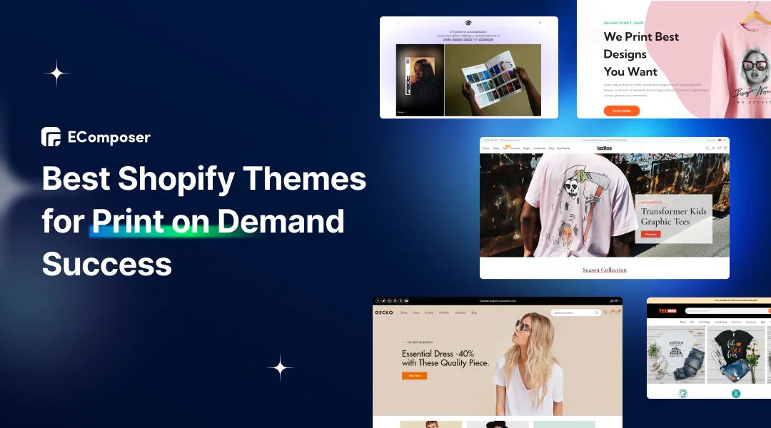 12+ Best Shopify Themes for Print on Demand (POD) Stores