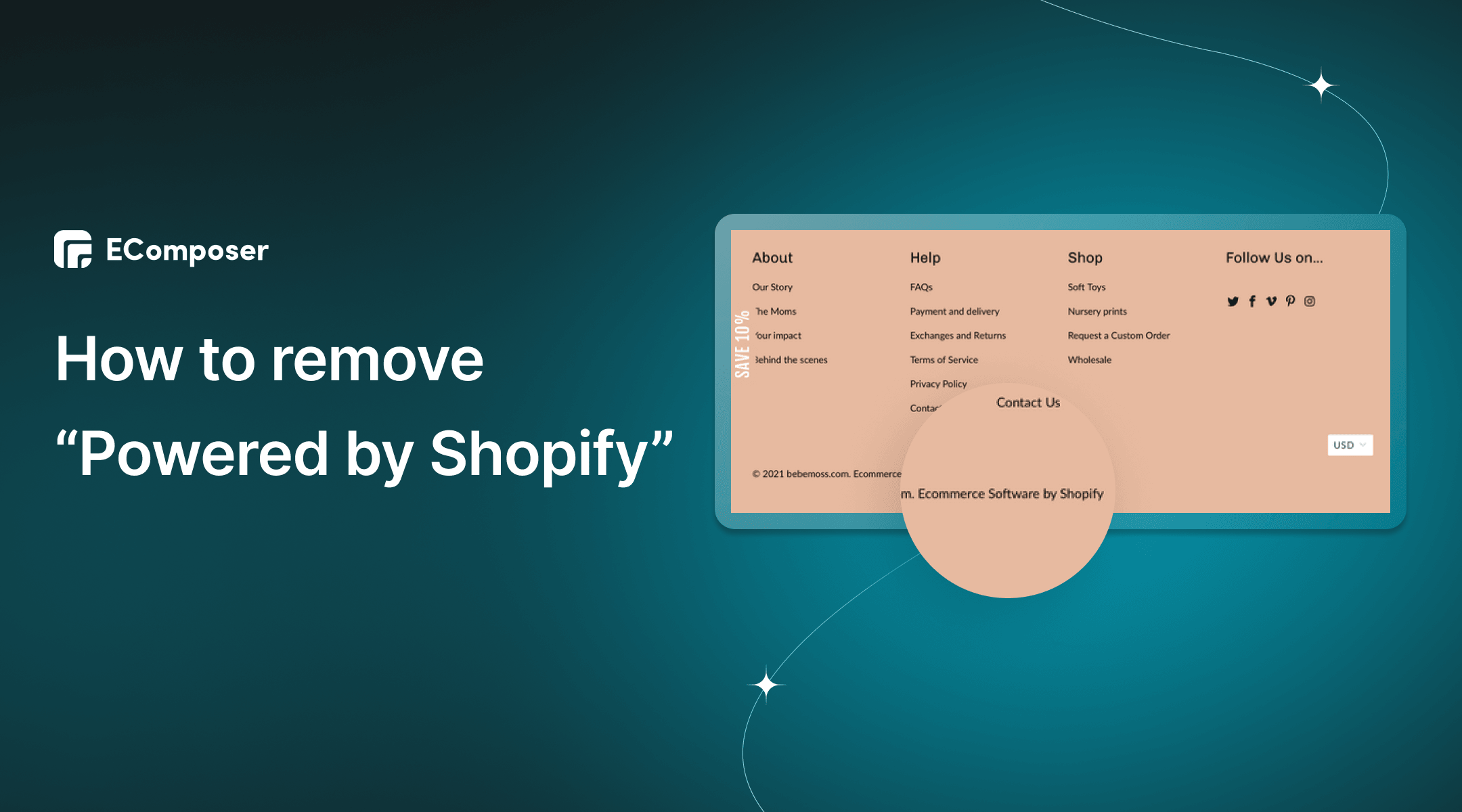 How to Remove Powered by Shopify on Your Website (and What To Put Instead)