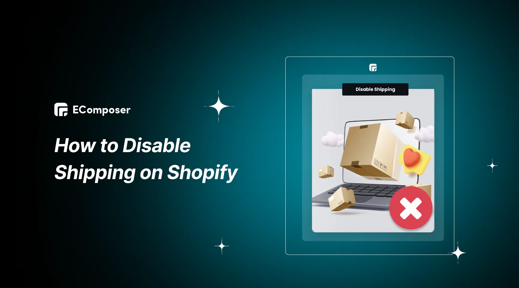 How to Disable Shipping on Shopify Store?