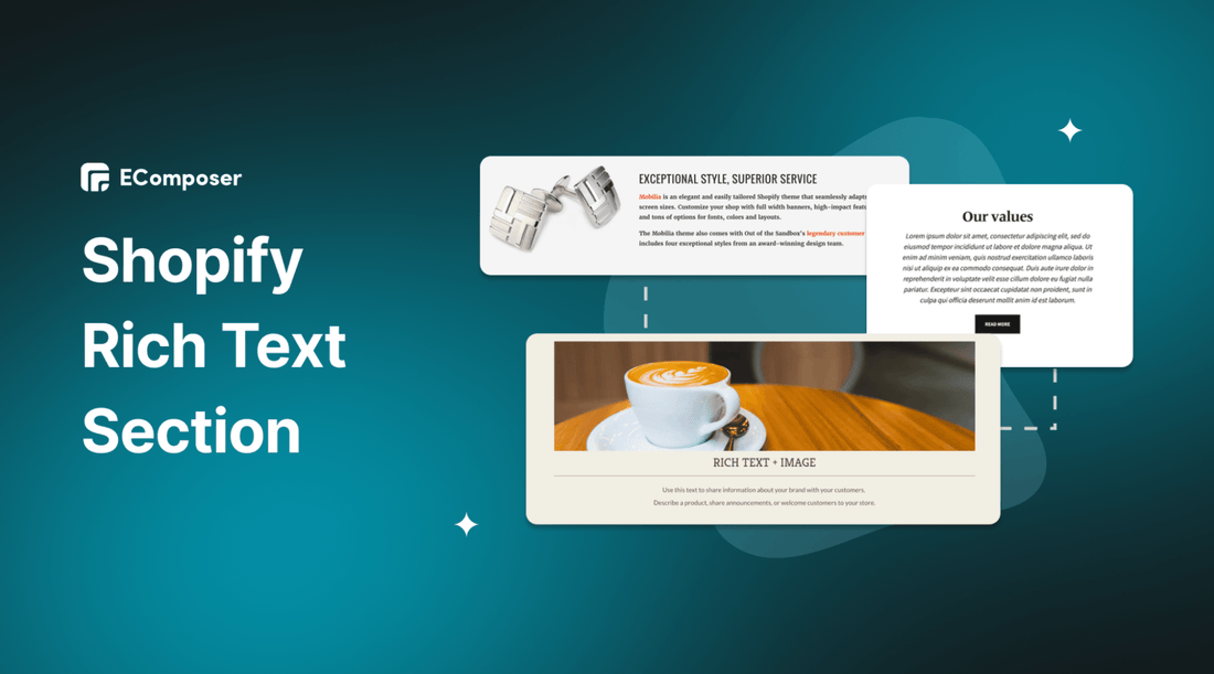 shopify rich text section
