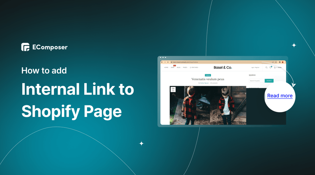 Shopify link to page