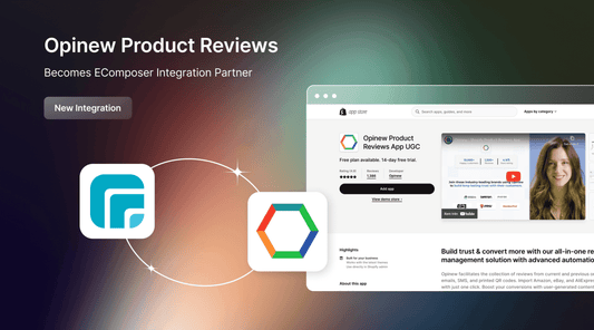 EComposer and Opinew Integration - Shopify Product reviews