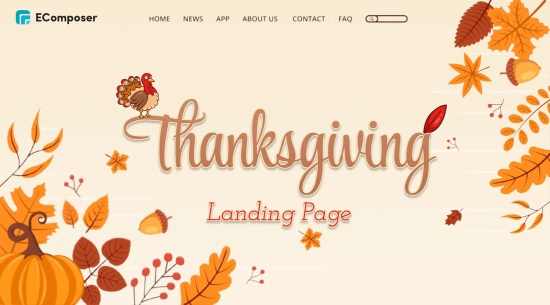 Thanksgiving Landing Page