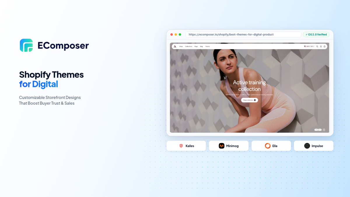 Top 16 Best Shopify themes for Digital product - EComposer Guide
