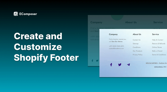 Shopify footer