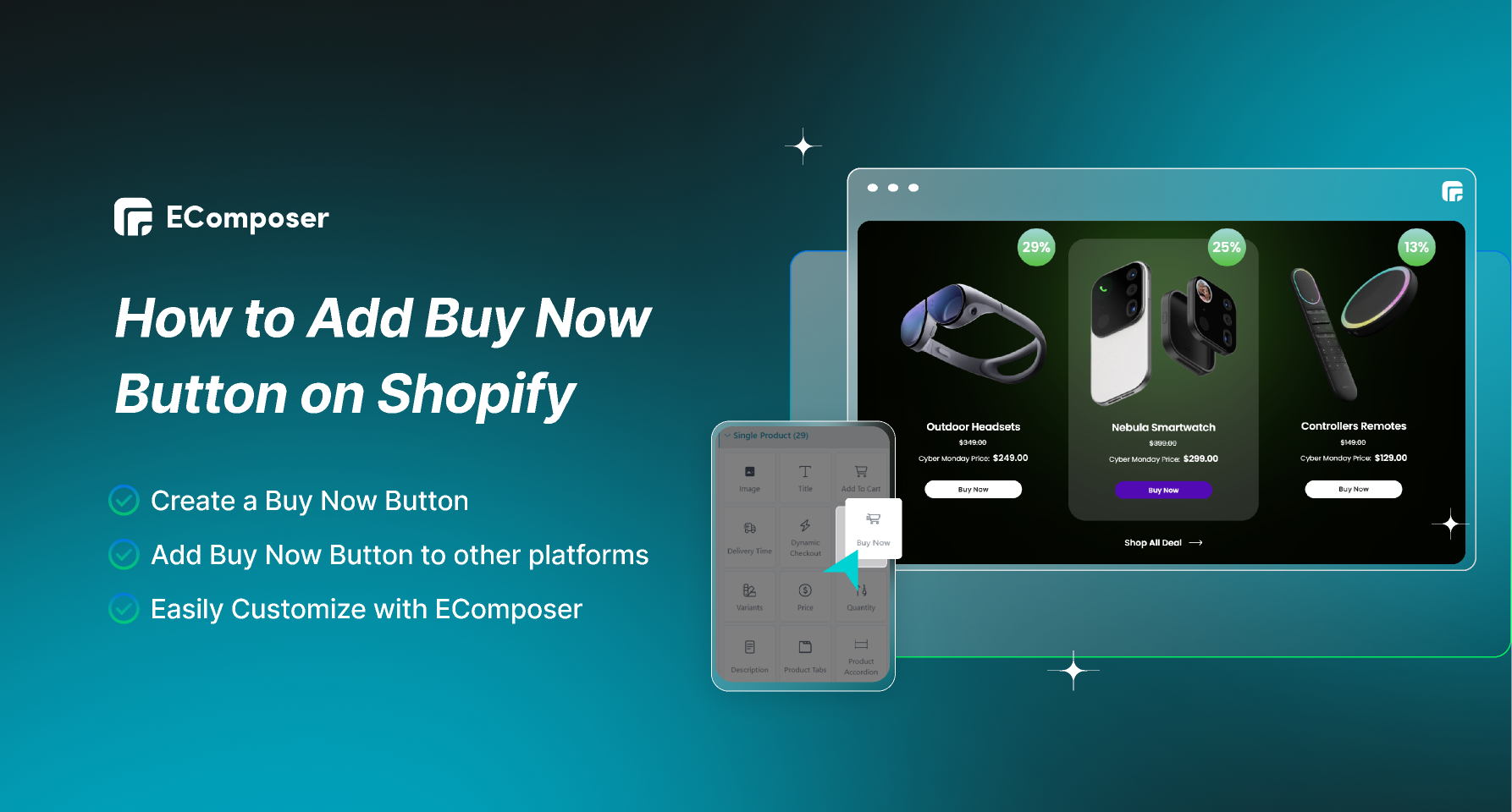 how to add shop now button on shopify