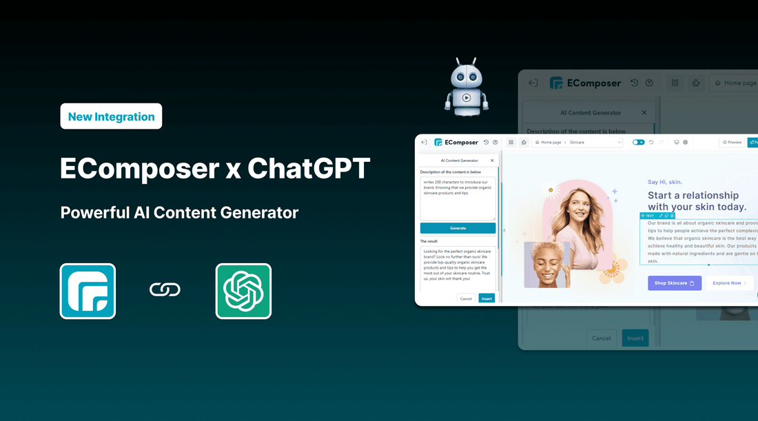 ChatGPT is integrated in EComposer