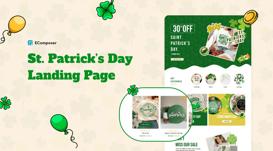 5 tips to make an attractive landing page on St. Patrick's Day 2023