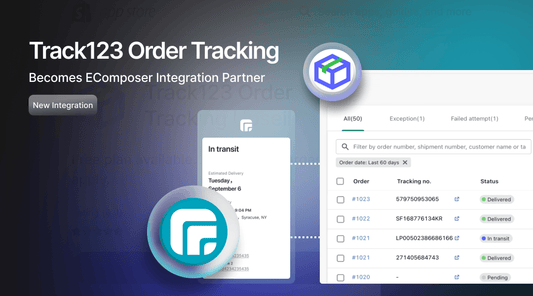 EComposer x Track123 Integration: Efficient Order Tracking on Stunning Pages - EComposer Visual Page Builder