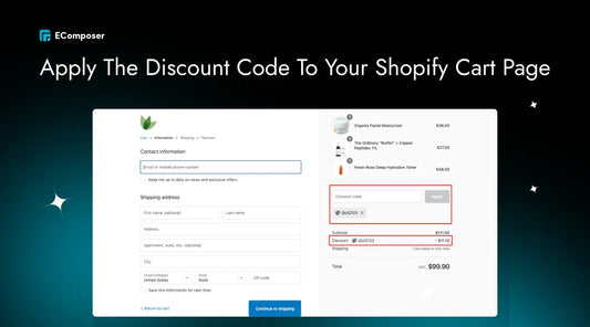 Apply discount code on to your Shopify cart page