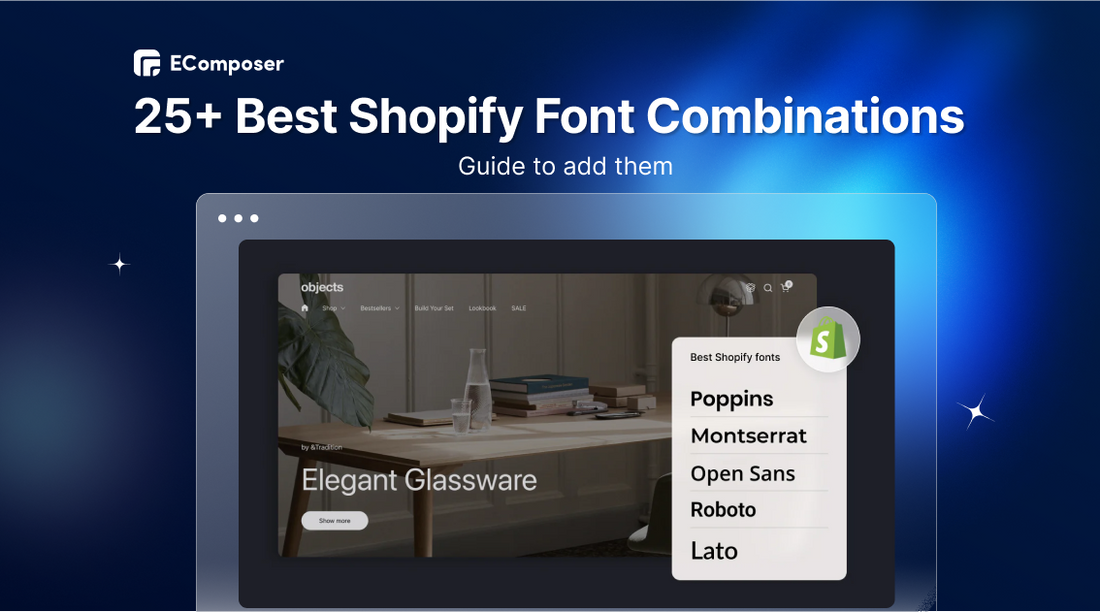 25+ best Shopify font combinations 