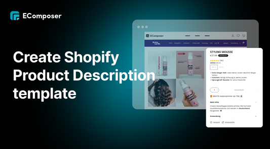 How to create Shopify Product Description Template that sell
