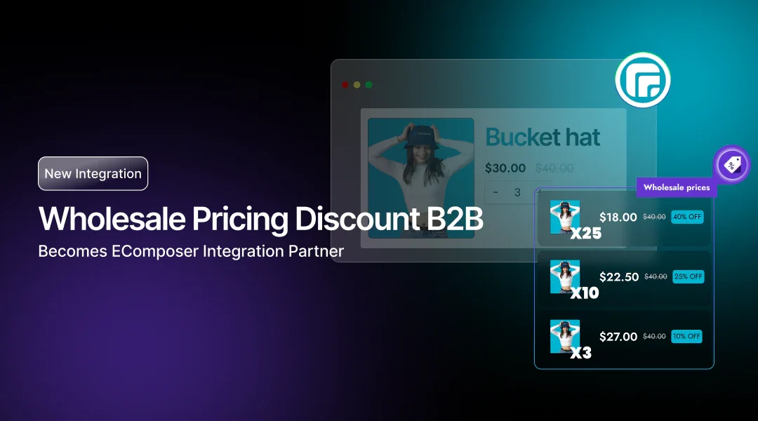 EComposer x Wholesale Pricing Discount Integration