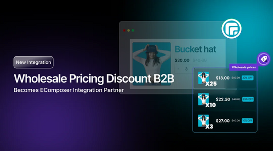EComposer x Wholesale Pricing Discount Integration