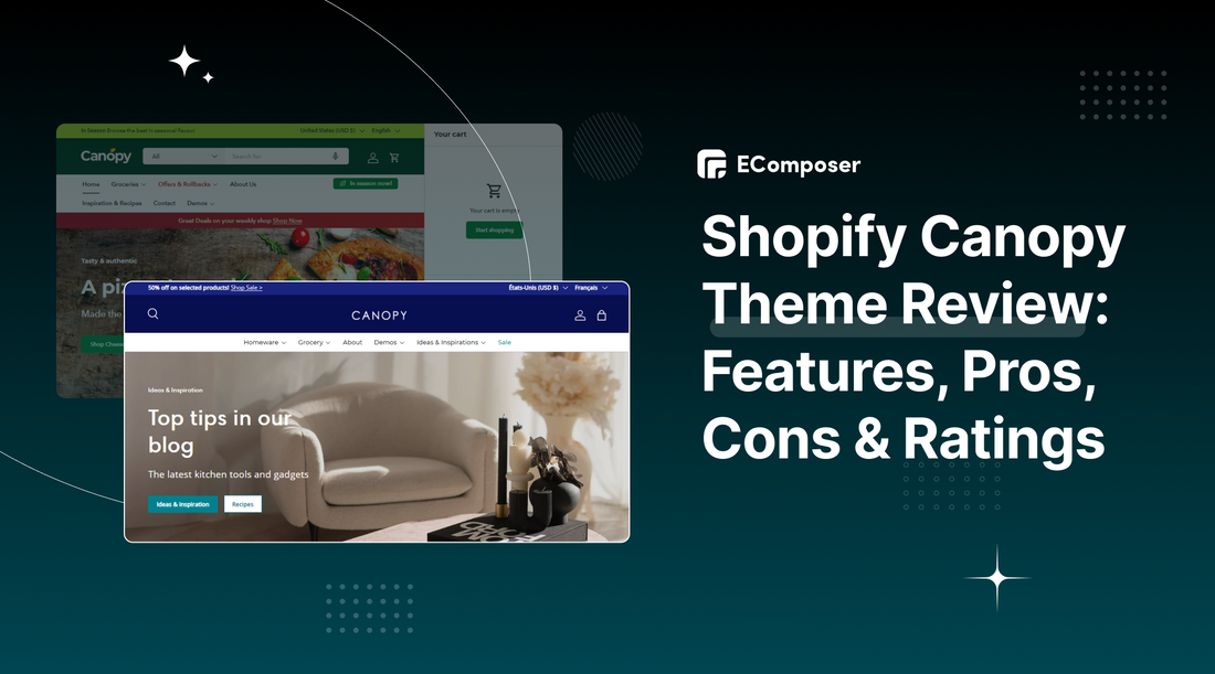 Shopify Canopy Theme Review: Features, Pros, Cons & Ratings