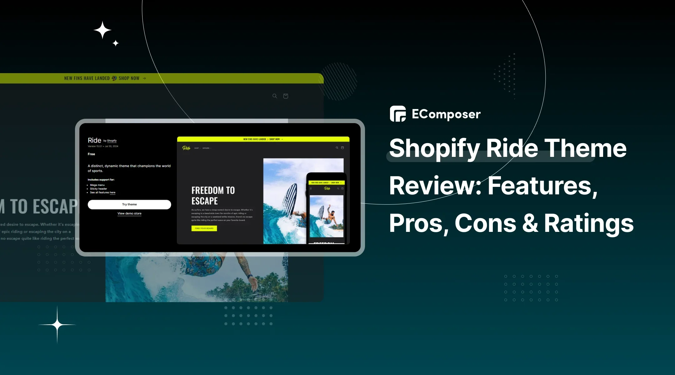 Shopify Ride Theme Shopify Ride Theme Review: Features, Pros, Cons & Ratings – EComposer