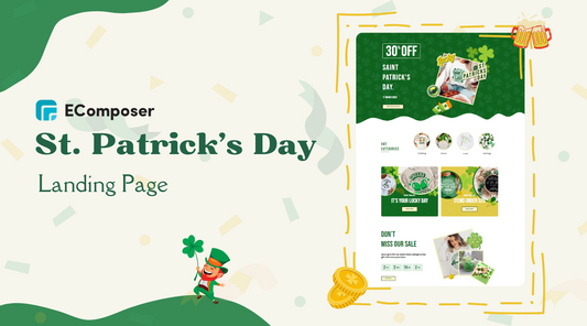 EComposer St. Patrick's Day Landing Page