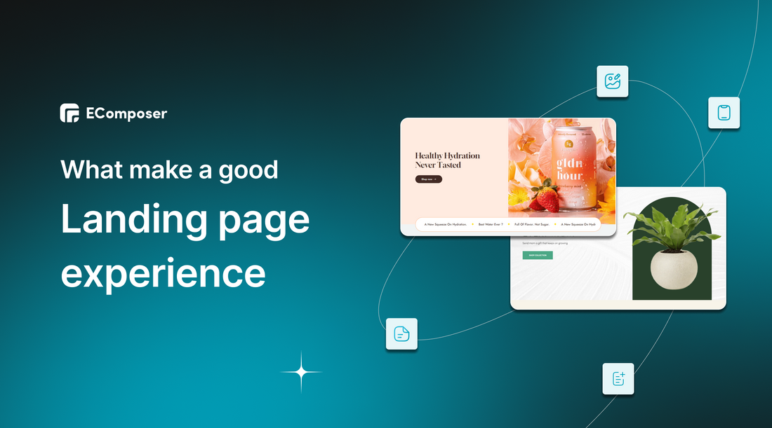 which attributes describe a good landing page experience