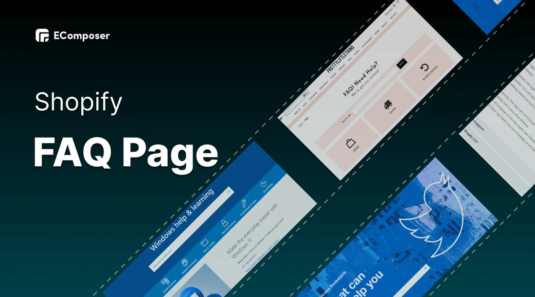 Shopify FAQ page