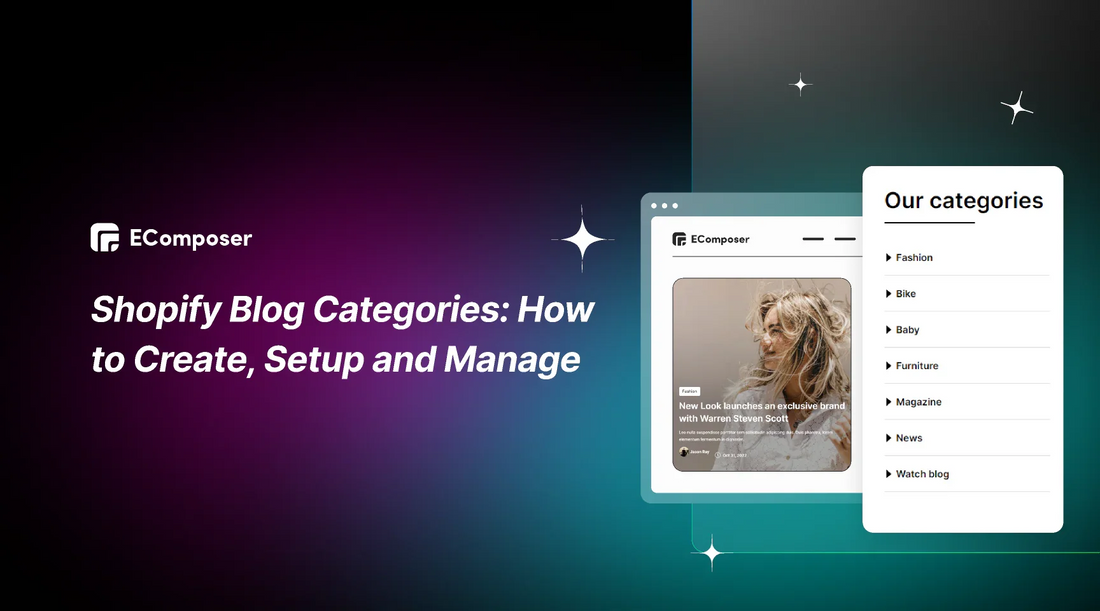 Shopify Blog Categories