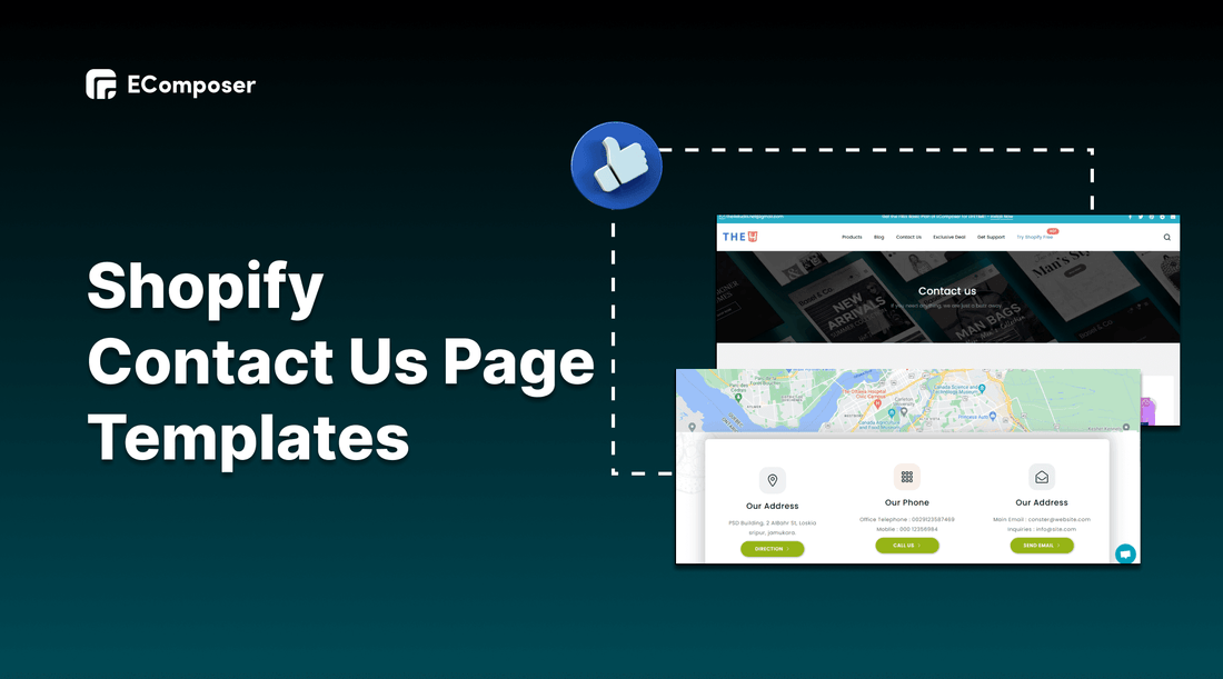 Shopify Contact Us Page templates