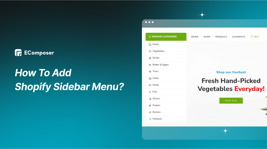 How To Add Shopify Sidebar Menu? (For All Theme) – EComposer