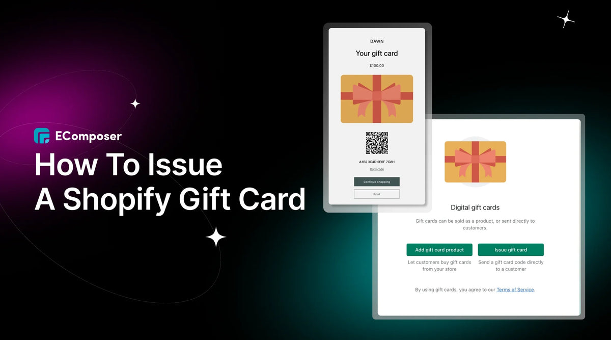 How To Issue A Shopify Gift Card (With QR Code)? – EComposer