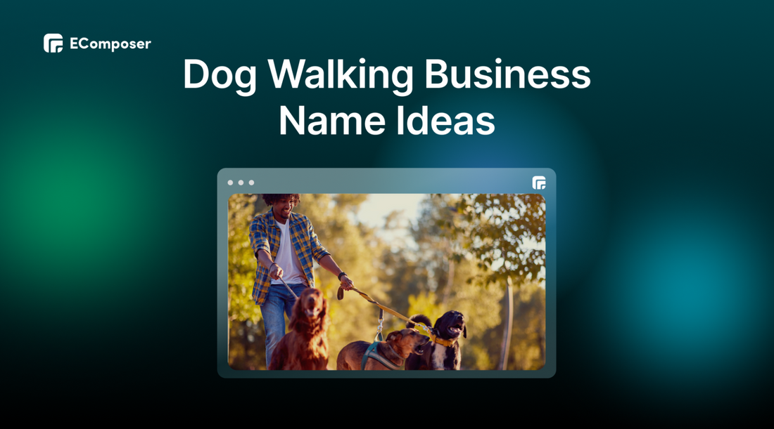 dog walking business name ideas