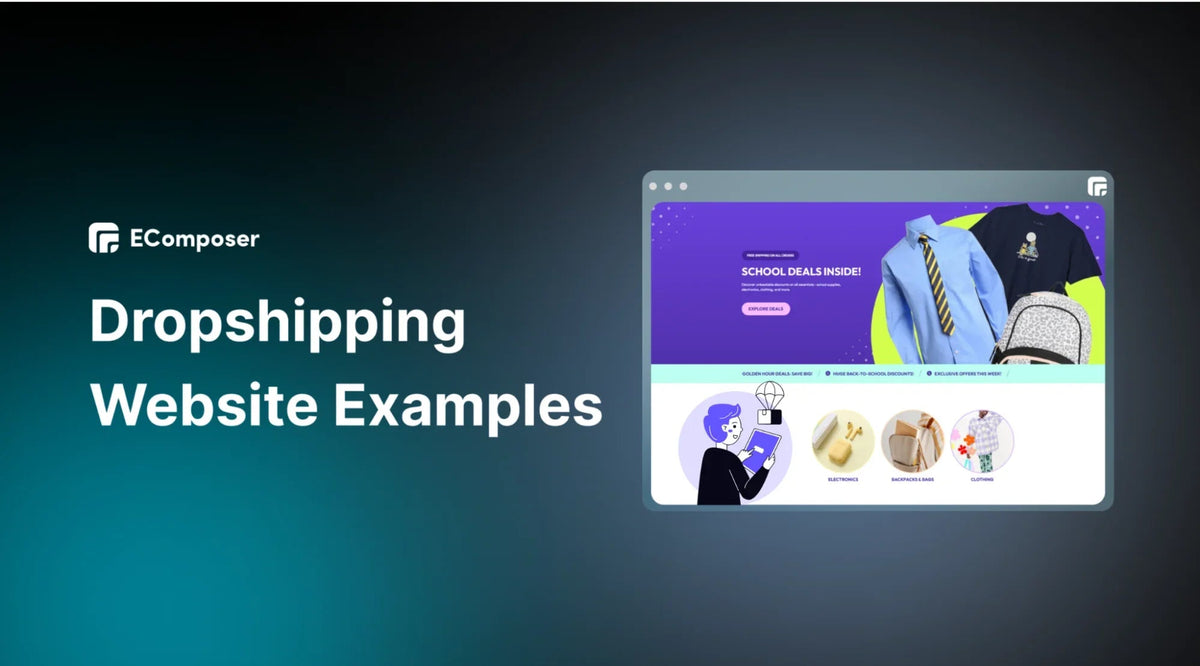 18+ Best Dropshipping Websites Examples (2026) – EComposer
