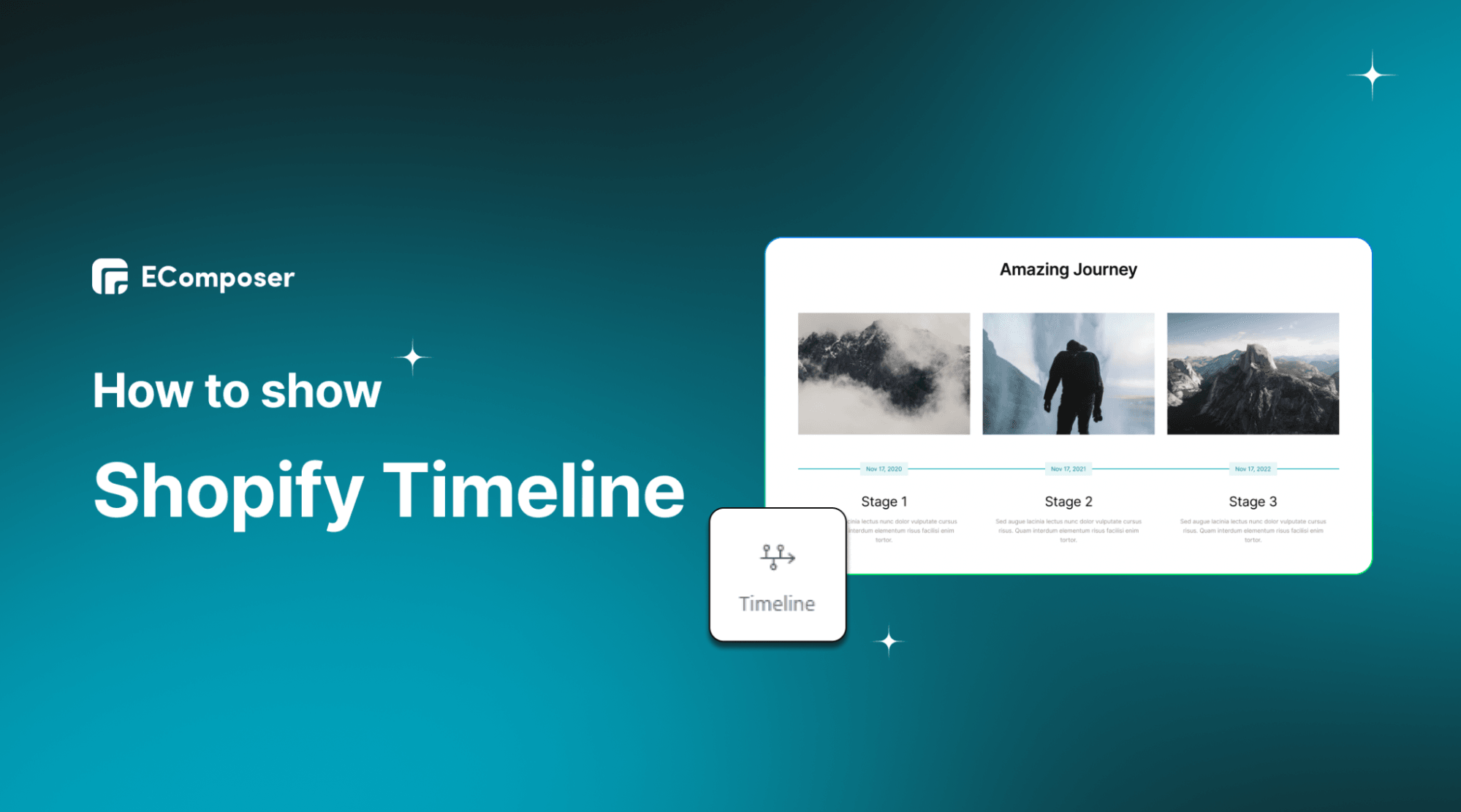 How to Create Shopify Timeline for Online Stores (FREE) – EComposer
