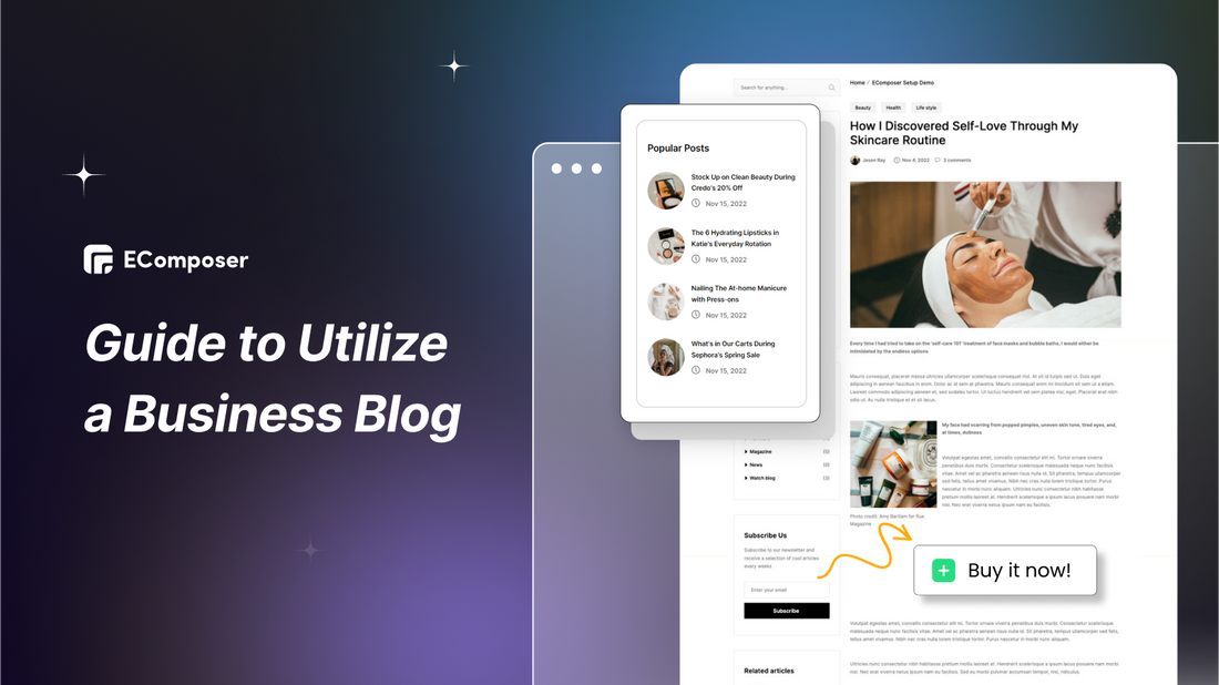 Guide to Utilize a Business Blog