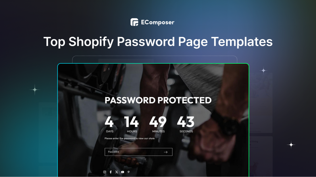 Shopify Password Page Templates & Examples