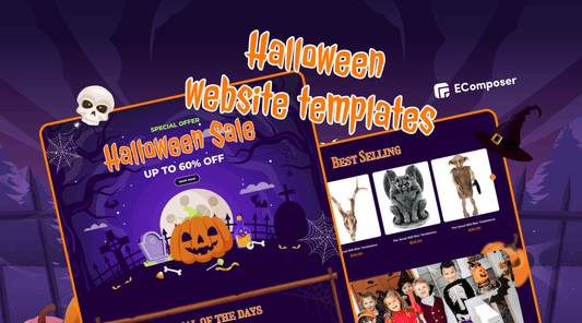Halloween website template