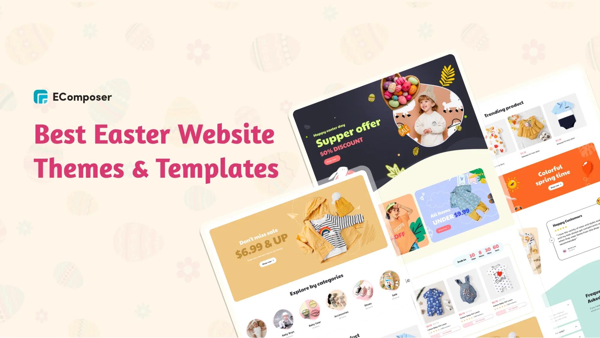 21+ Perfect Easter Website Themes & Templates for 2025 – EComposer