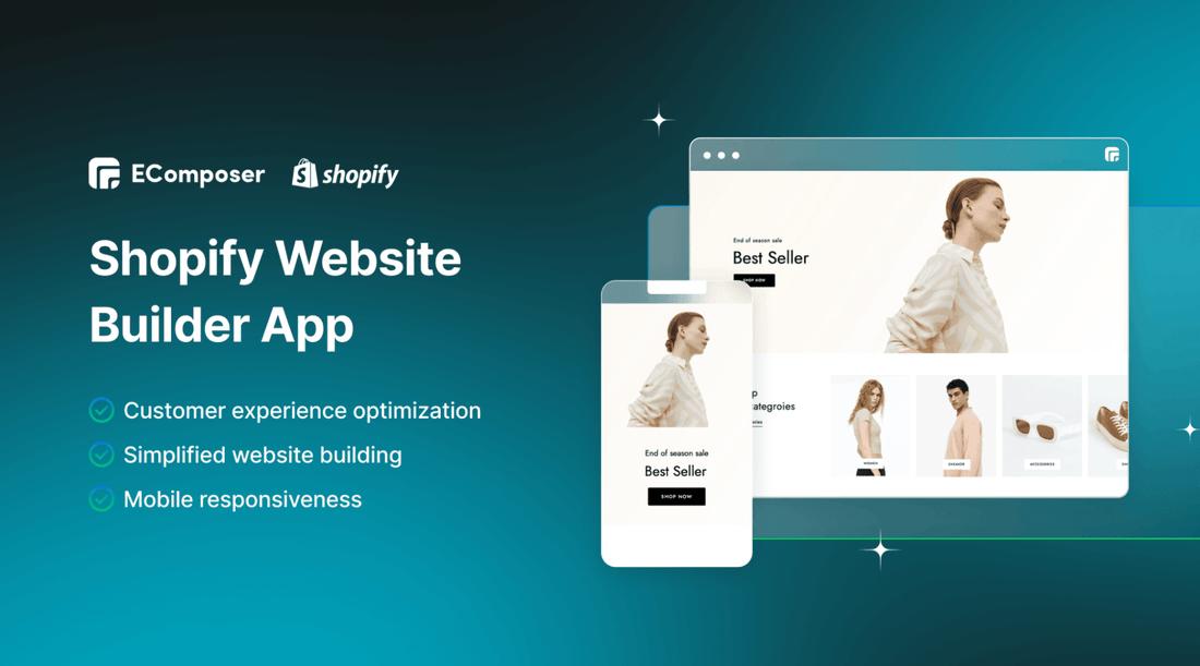 Shopify website builder app