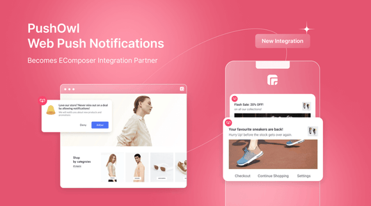 EComposer & PushOwl integration - web push notifications