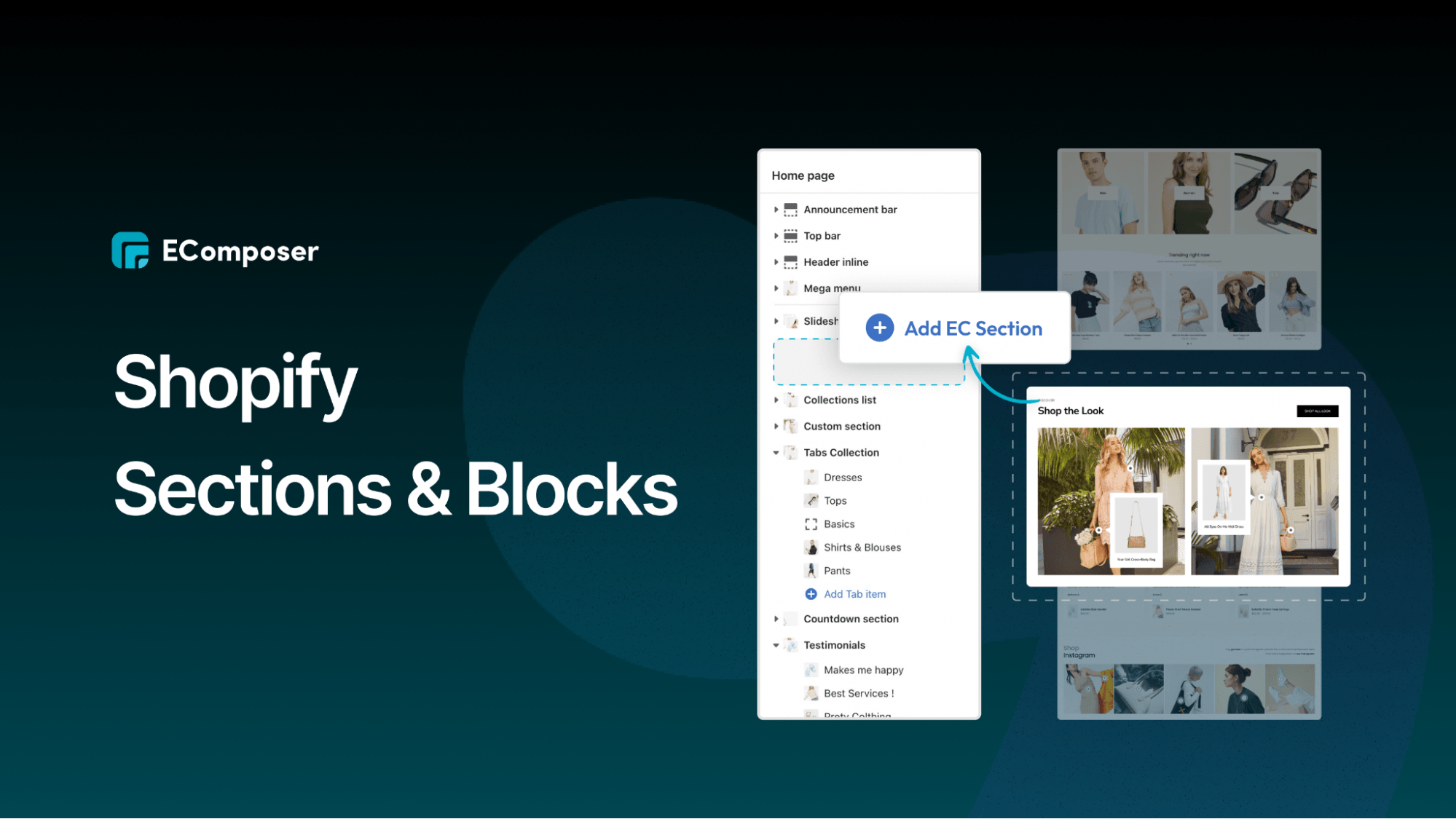 How to use Shopify Sections & Blocks for theme customization – EComposer