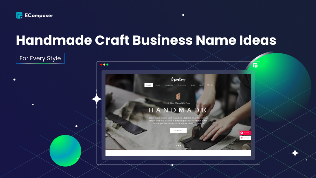 100+ Handmade Craft Business Name Ideas for Every Style