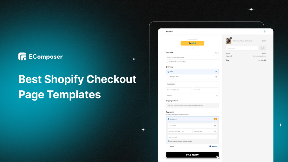 Shopify Checkout Page Templates