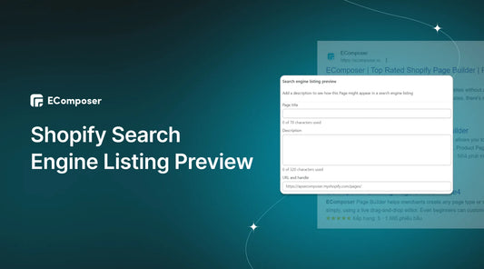 Shopify search engine listing preview