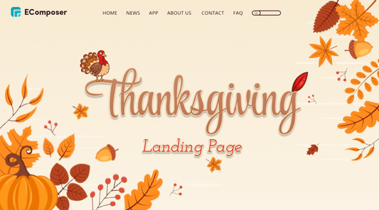Thanksgiving Landing Page 