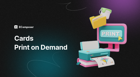 print on demand card