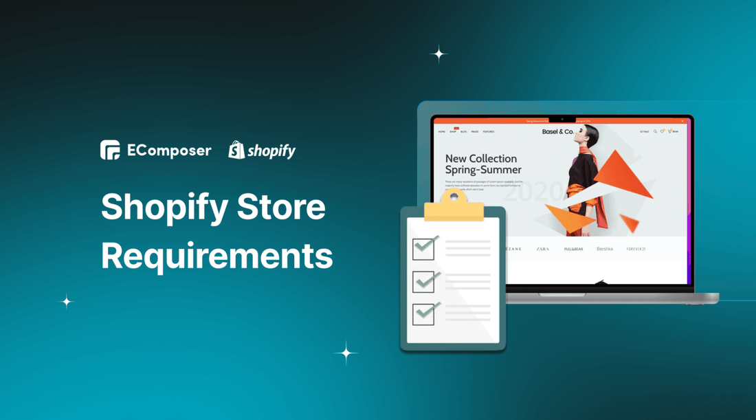 Shopify store requirements