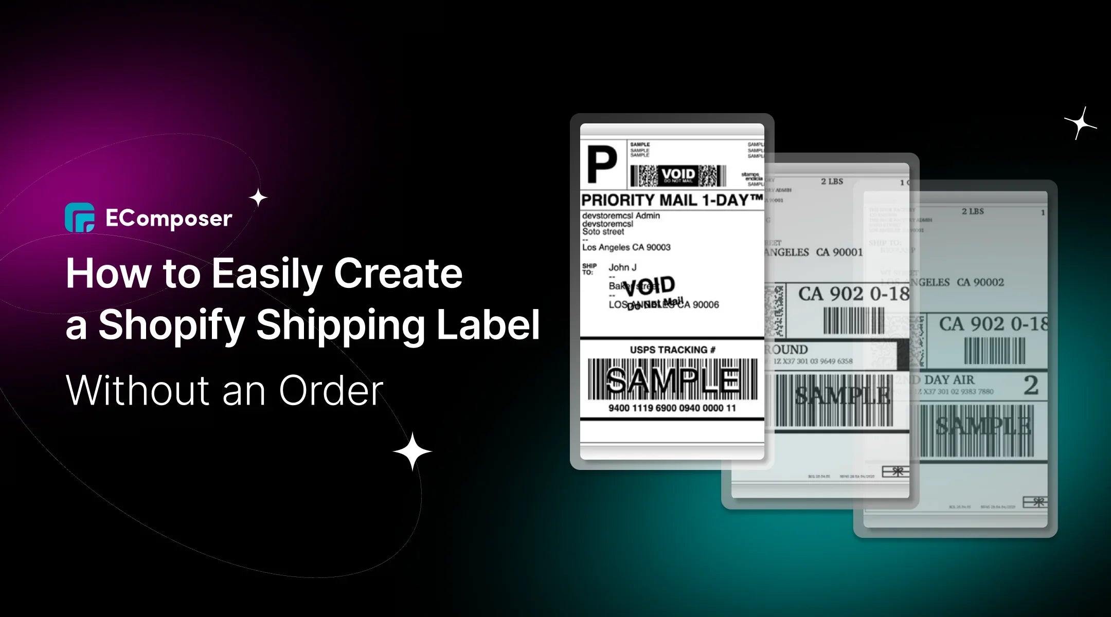Perfect Order Label How to Create a Shopify Shipping Label Without an Order – EComposer