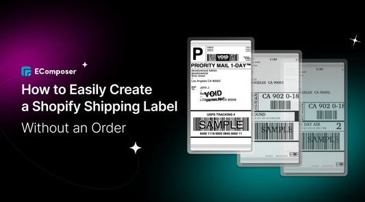 How to Create a Shopify Shipping Label Without an Order