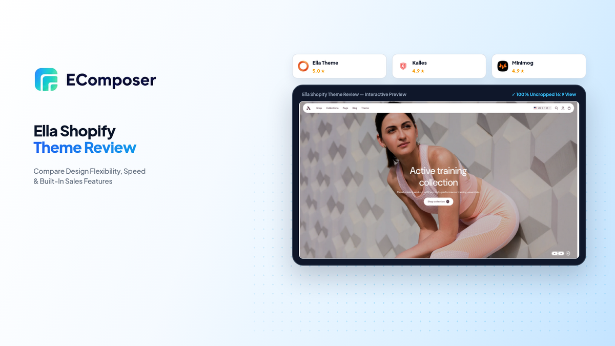 Ella Shopify Theme Review: Features, Pros, Cons & Ratings - EComposer Guide