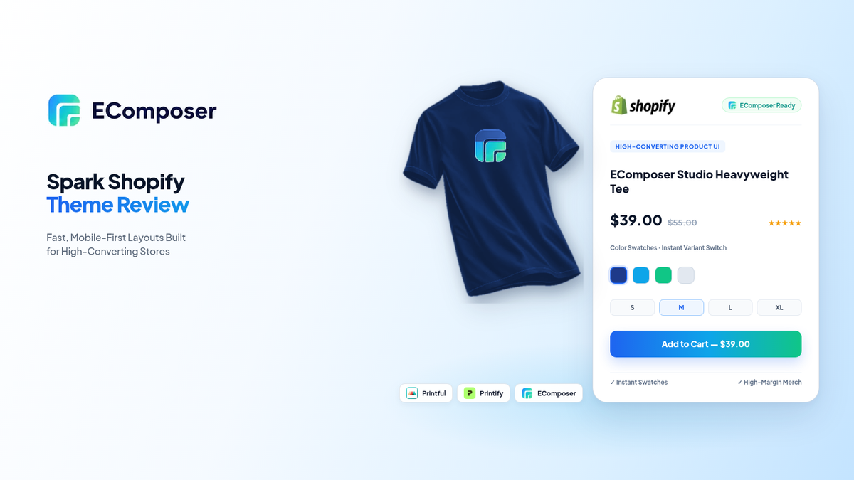 Spark Shopify Theme Review: Features, Pros & Cons - EComposer Guide