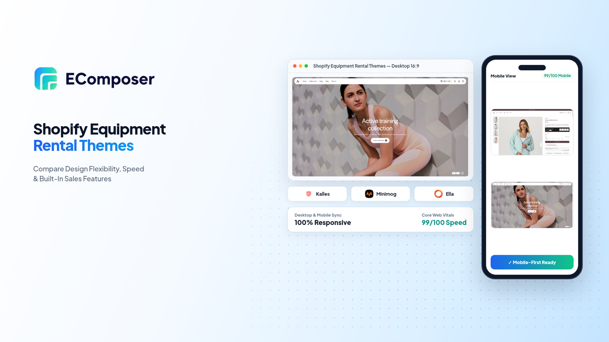 12+ Best Shopify Equipment Rental Themes in 2026 - EComposer Guide